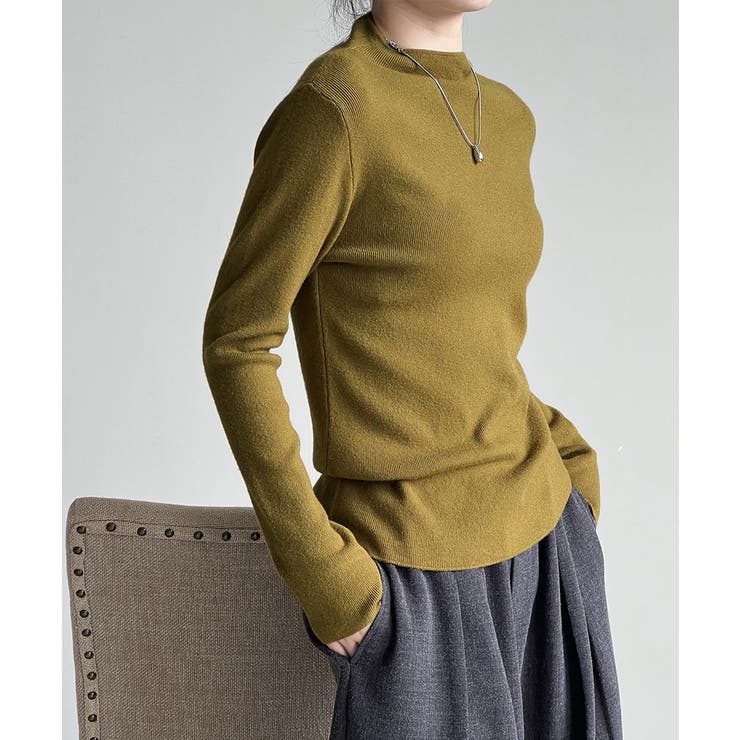 秋冬 ニットトップス レディースきれいめ | Aimoon | 詳細画像13 