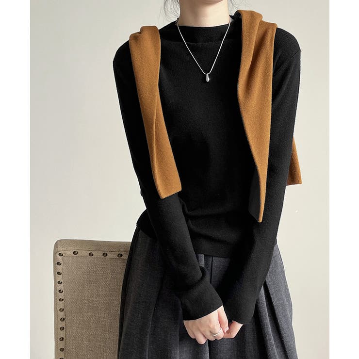 秋冬 ニットトップス レディースきれいめ | Aimoon | 詳細画像2 