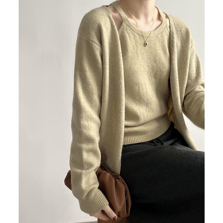 ニットアンサンブル レディース2点セット[品番：II000011992]｜Aimoon