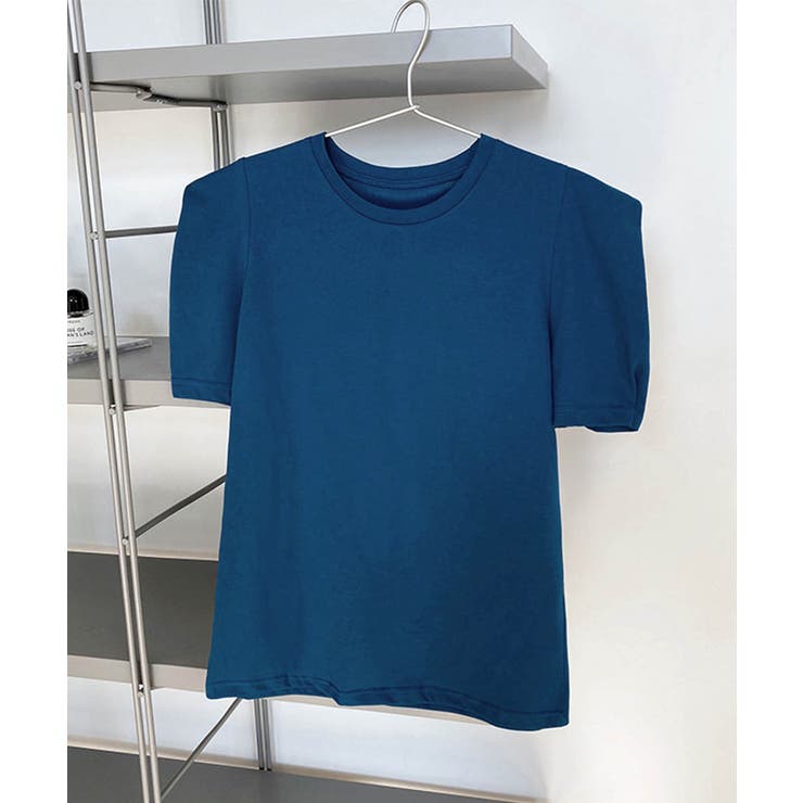 パフスリーブ Tシャツレディース 無地 オフィスカジュアル | Aimoon | 詳細画像15 