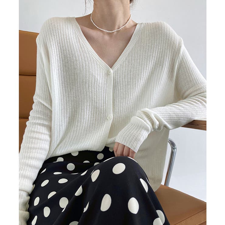 韓国 ニット カーディガン レディース | Aimoon | 詳細画像8 