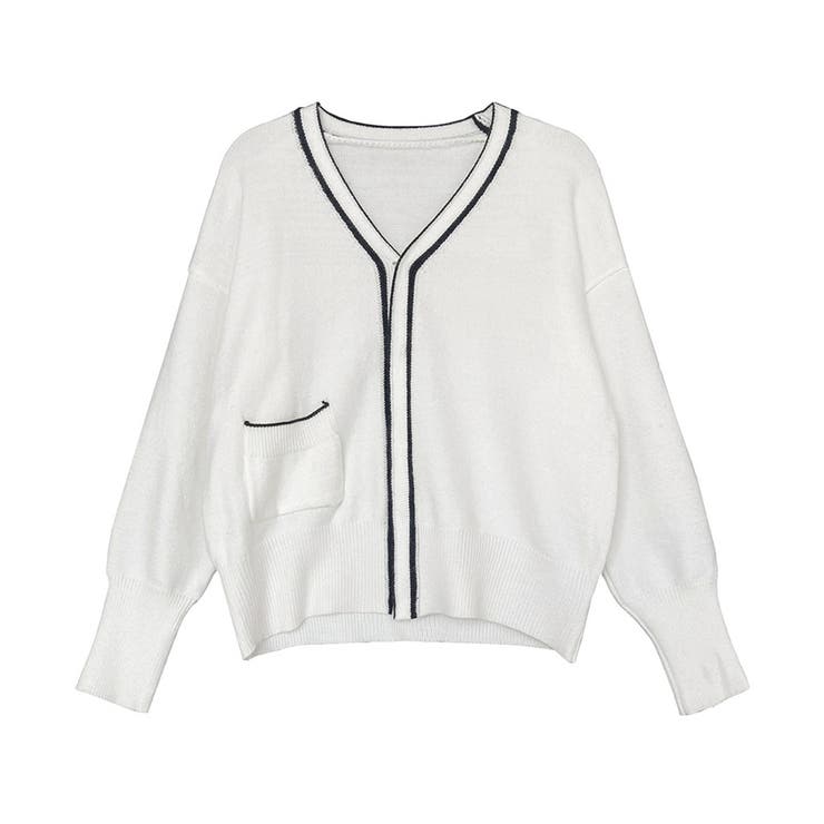 モノトーン ニット カーディガン 春秋冬 | Aimoon | 詳細画像14 