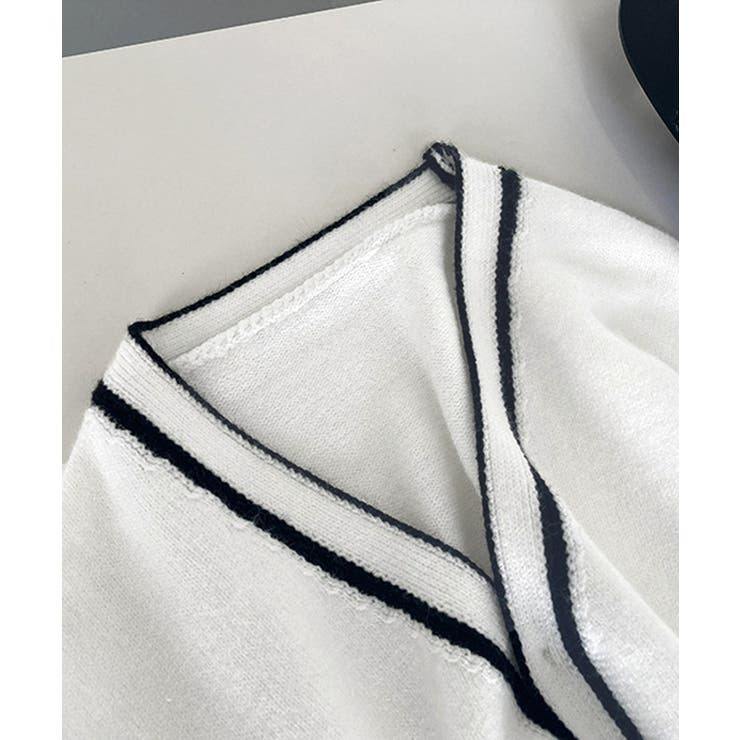 モノトーン ニット カーディガン 春秋冬 | Aimoon | 詳細画像16 