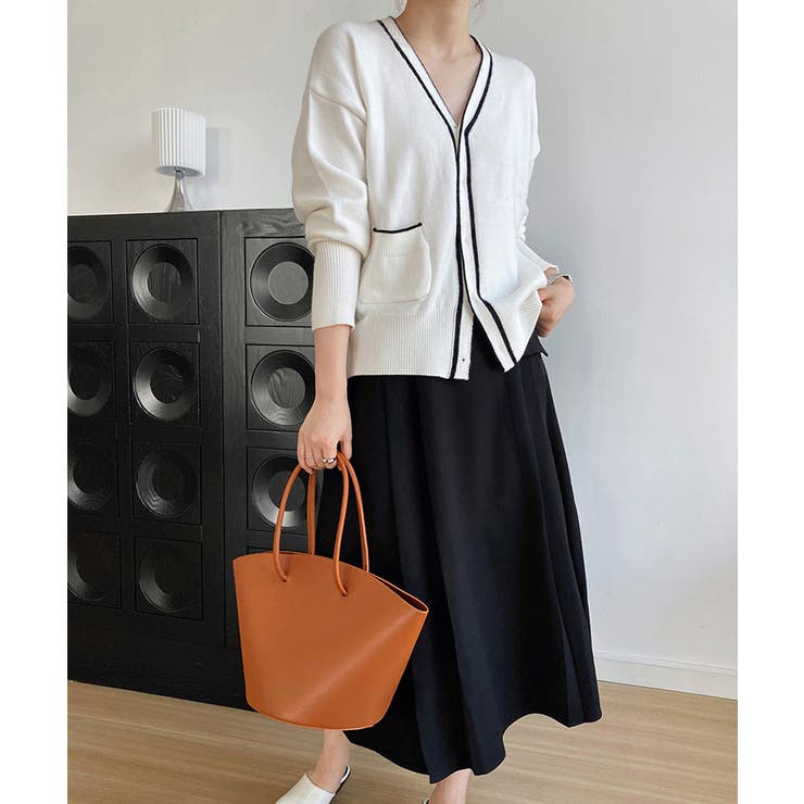 モノトーン ニット カーディガン 春秋冬 | Aimoon | 詳細画像9 