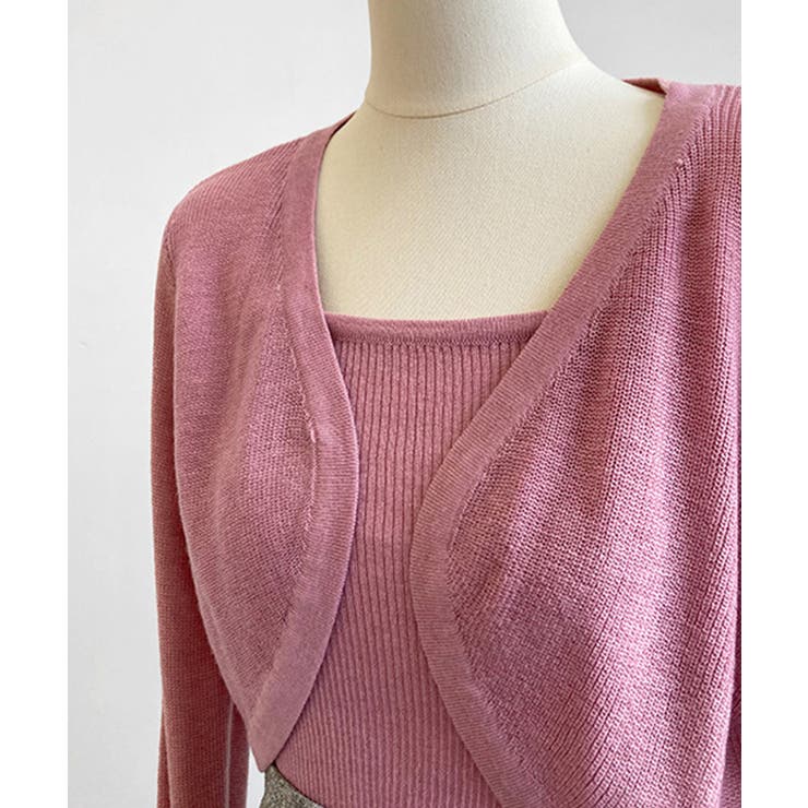 アンサンブル ショートニット 長袖春秋冬 | Aimoon | 詳細画像16 