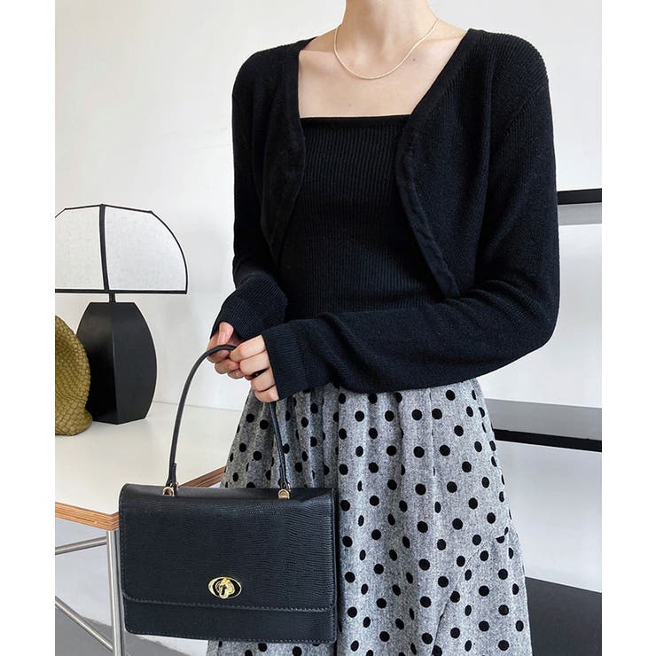 アンサンブル ショートニット 長袖春秋冬 | Aimoon | 詳細画像4 