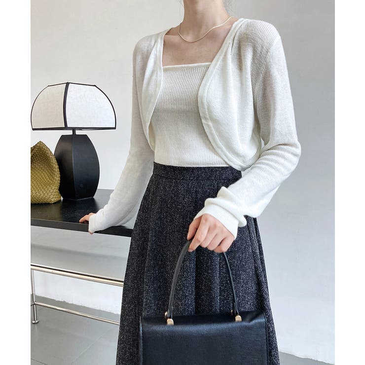 アンサンブル ショートニット 長袖春秋冬 | Aimoon | 詳細画像8 