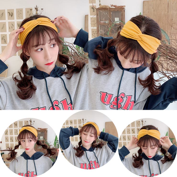 リブ へアバンド レディース 幅広 | Miniministore | 詳細画像10 