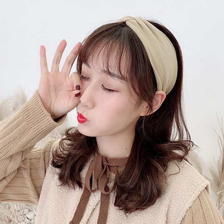 リブ へアバンド レディース 幅広 | Miniministore | 詳細画像15 