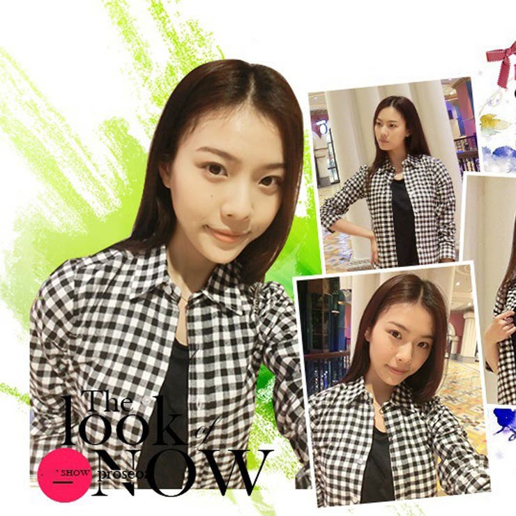 チェックシャツ レディース ブラウス 長袖 薄手 春夏 カジュアル シャツ 品番 Ii Miniministore ミニミニストア のレディースファッション通販 Shoplist ショップリスト