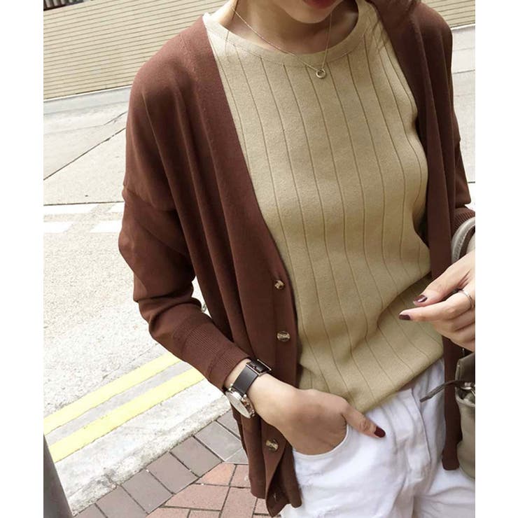 リブニット タンクトップ ニットトップス | Miniministore | 詳細画像28 