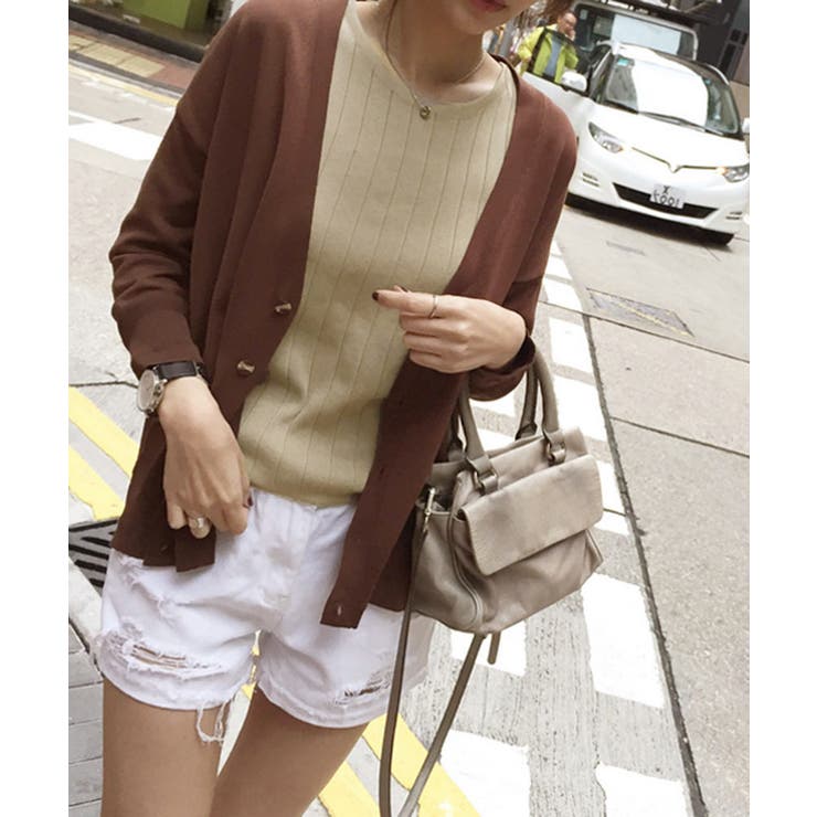 リブニット タンクトップ ニットトップス | Miniministore | 詳細画像29 