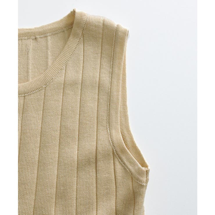 リブニット タンクトップ ニットトップス | Miniministore | 詳細画像42 