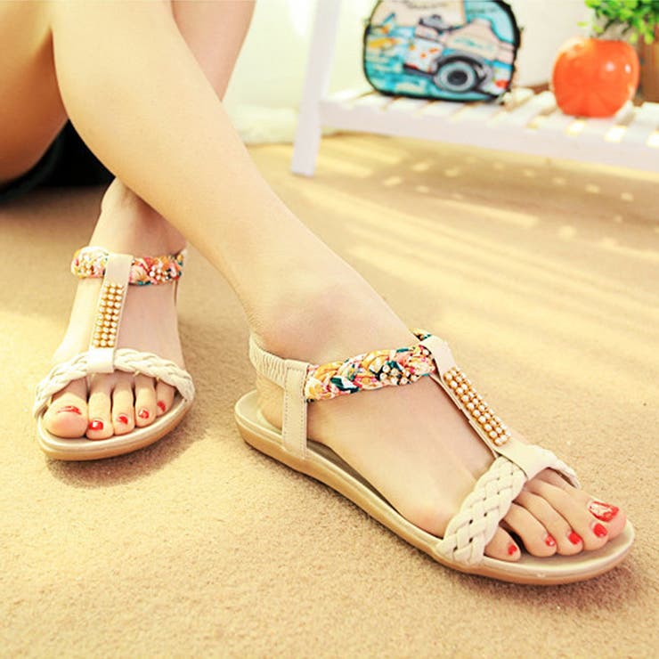 アンクルストラップ サンダル ぺたんこ | Miniministore | 詳細画像7 