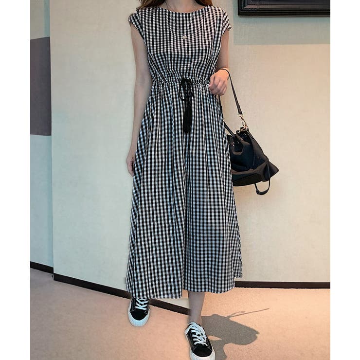 リネン風ワンピース レディース 春夏半袖 | Miniministore | 詳細画像2 