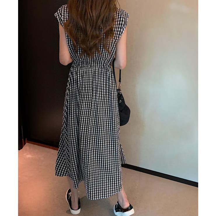 リネン風ワンピース レディース 春夏半袖 | Miniministore | 詳細画像4 