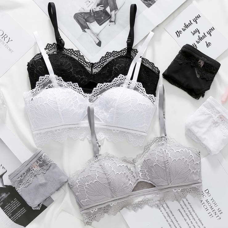 ランジェリークブラジャー&ショーツセット Amazon | [Sumering] QKLS レディース ブラジャー ブラ ショーツ
