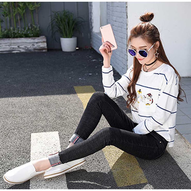 スキニー ジーンズ ロールアップ デニムパンツ レディース 大きいサイズ 人気 品番 Ii Miniministore ミニミニストア のレディースファッション通販 Shoplist ショップリスト