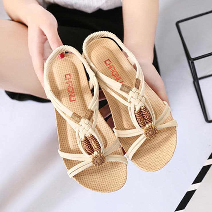 フラット サンダル エスニック風 靴 夏 | Miniministore | 詳細画像10 