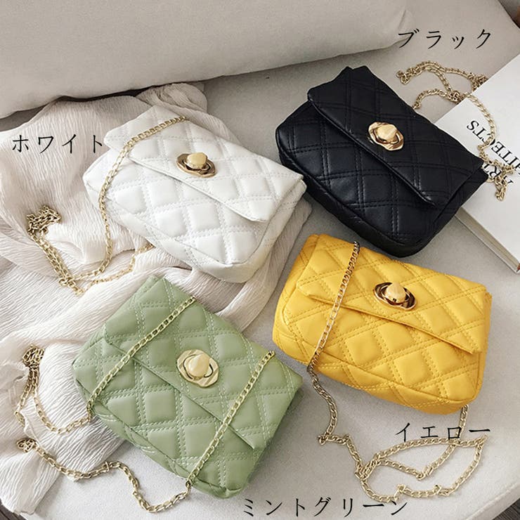 キルティング チェーンバッグ ミニバッグ[品番：II000005107