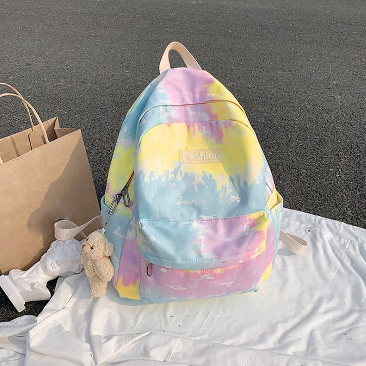 グラデーションカラー ナイロンリュック リュックサック レディース グラデーションカラー[品番
