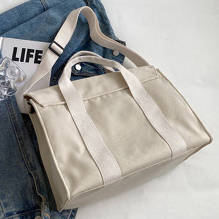 ショルダーバッグ 大容量キャンバスバッグ | Miniministore | 詳細画像15 