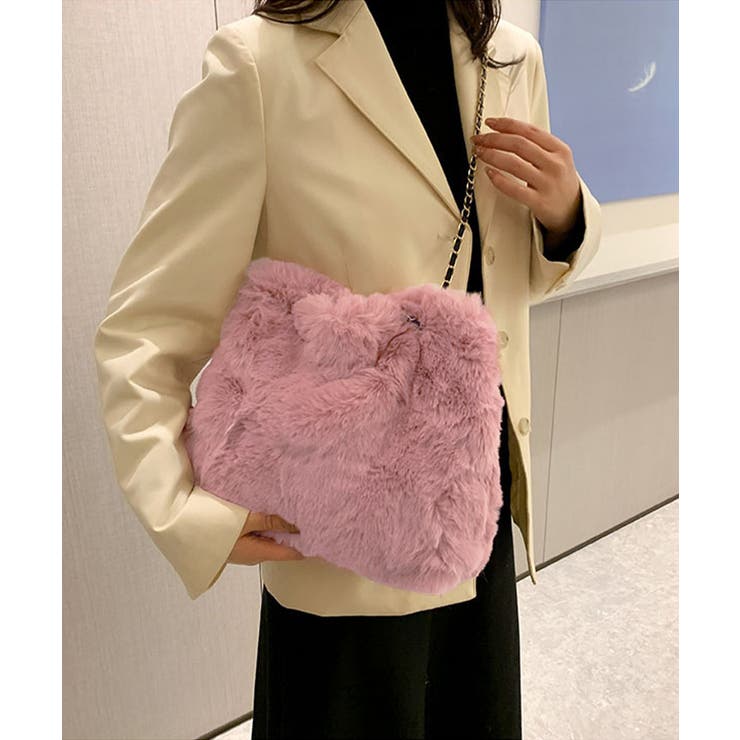 ファーバッグ 大容量 チェーンバッグ韓国 | Miniministore | 詳細画像17 