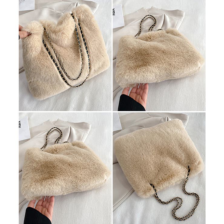 ファーバッグ 大容量 チェーンバッグ韓国 | Miniministore | 詳細画像23 