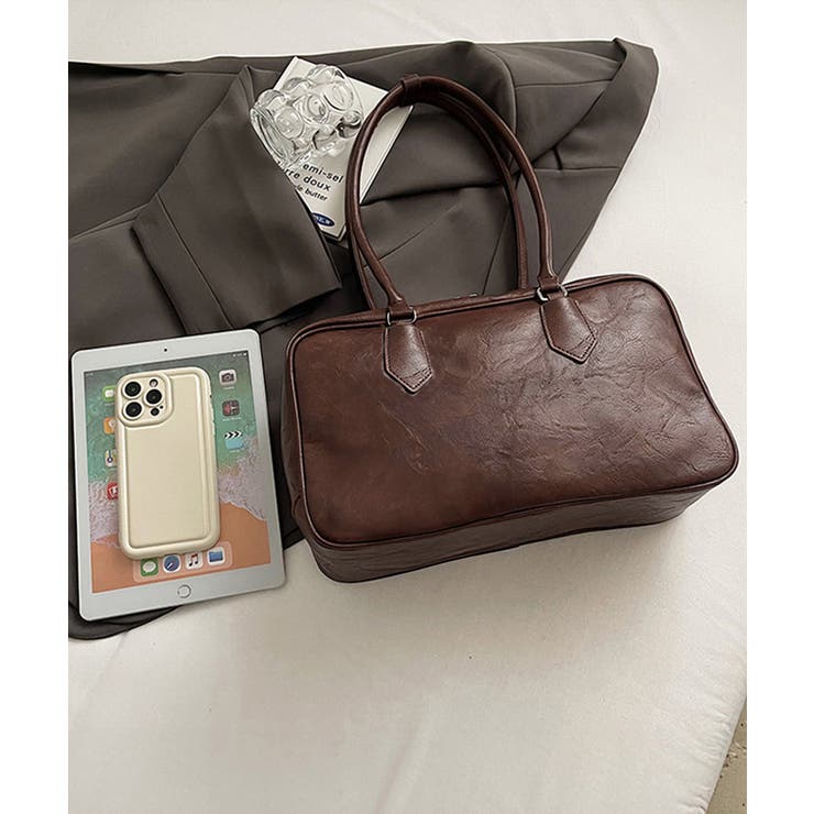 ロングハンドルボストンバッグトートバッグ[品番：II000012160]｜Miniministore（ミニミニ ストア）のレディースファッション通販｜SHOPLIST（ショップリスト）
