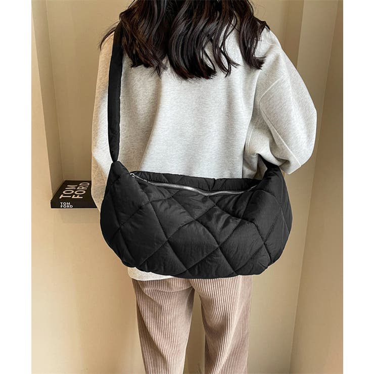 キルティングショルダーバッグ 斜めがけ鞄 | Miniministore | 詳細画像3 