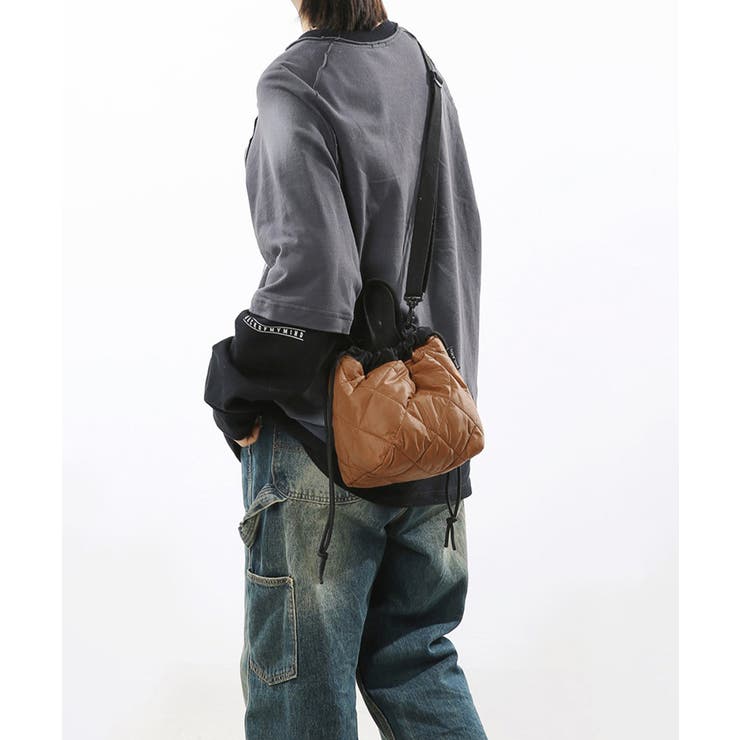 ショルダーバッグ キルティング斜め掛け鞄 | Miniministore | 詳細画像12 