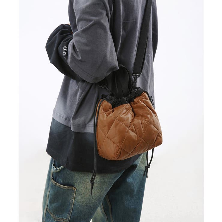 ショルダーバッグ キルティング斜め掛け鞄 | Miniministore | 詳細画像13 