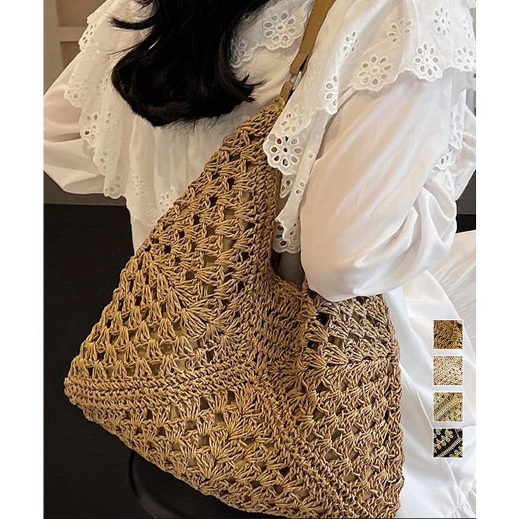 かごバッグ レディースストローバッグ軽量 | Miniministore | 詳細画像1 