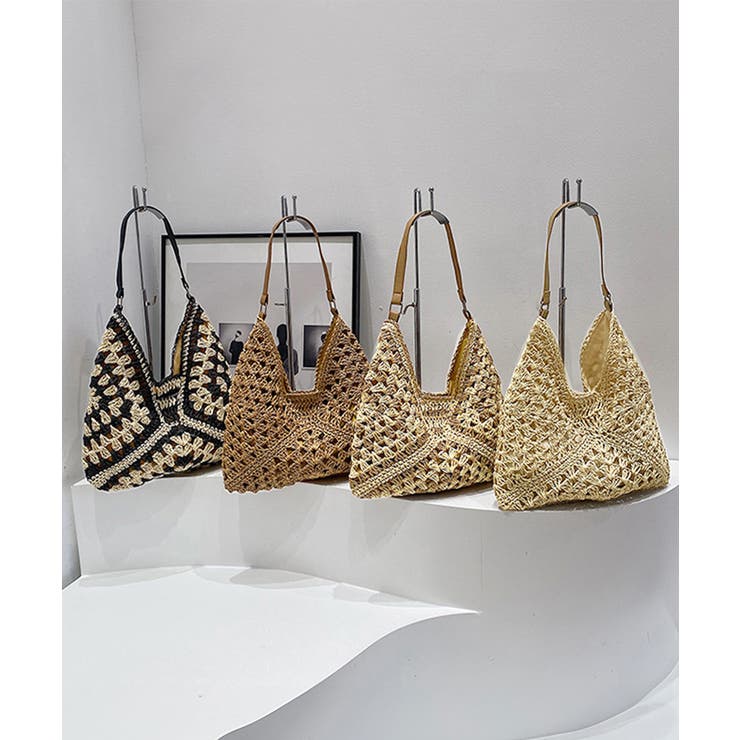 かごバッグ レディースストローバッグ軽量 | Miniministore | 詳細画像15 