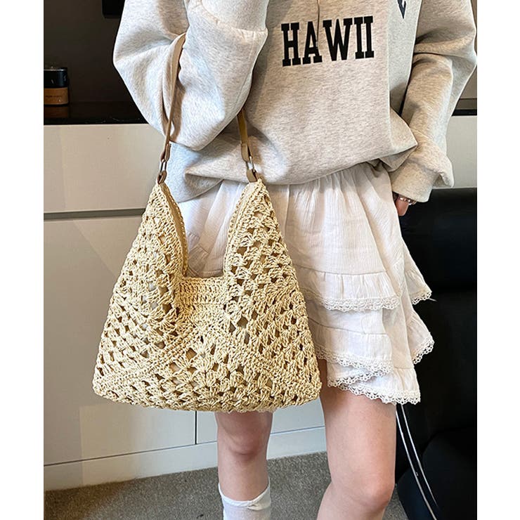 かごバッグ レディースストローバッグ軽量 | Miniministore | 詳細画像7 