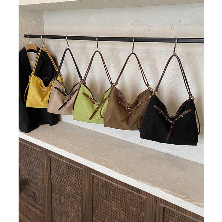 トートバッグ スエード調ショルダーバッグ | Miniministore | 詳細画像19 