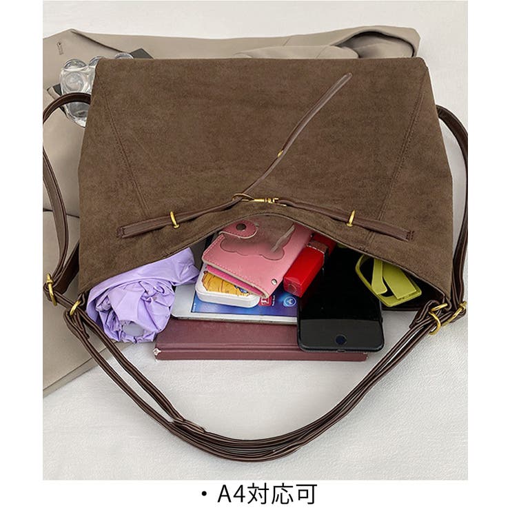 トートバッグ スエード調ショルダーバッグ | Miniministore | 詳細画像20 