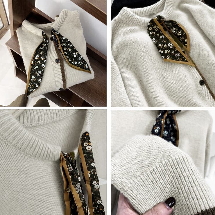 韓国風 ニットカーディガン レディース | Miniministore | 詳細画像4 