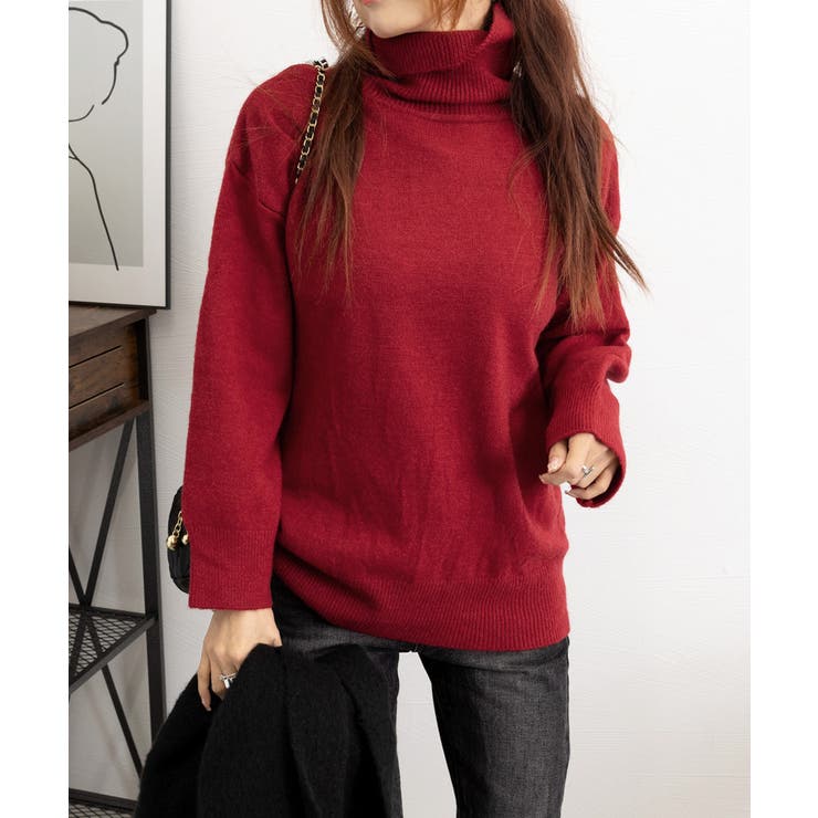 タートルネックニット レディース 秋冬服 | Miniministore | 詳細画像46 