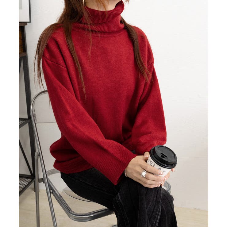 タートルネックニット レディース 秋冬服 | Miniministore | 詳細画像48 