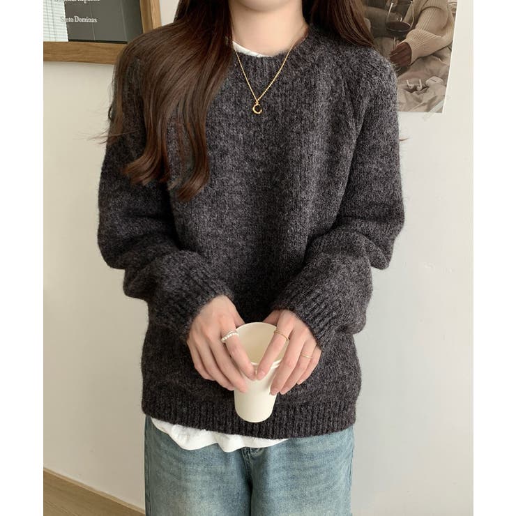 もちもちニットトップスきれいめセーター冬 | Miniministore | 詳細画像6 