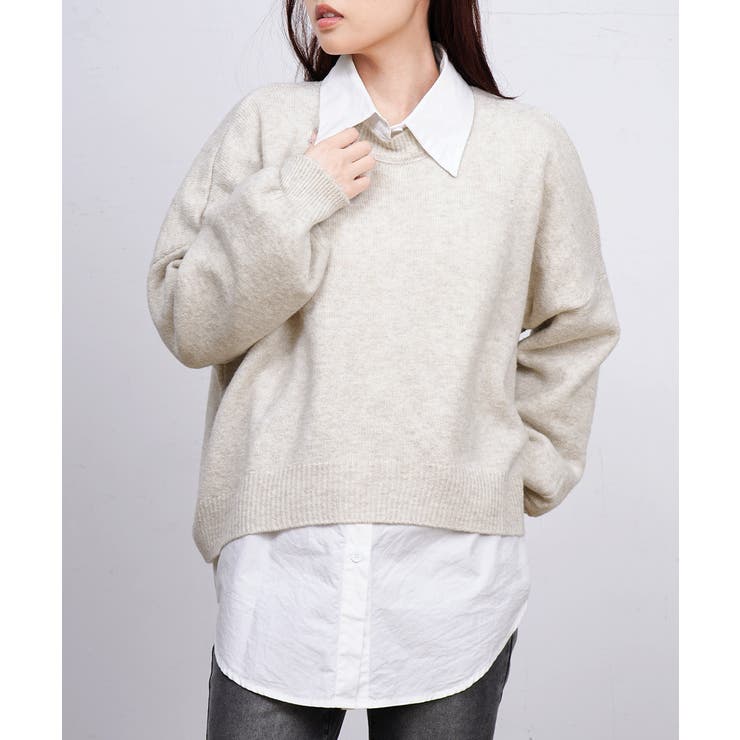 ゆったりコクーンニットミックスカラー秋冬 | Miniministore | 詳細画像13 