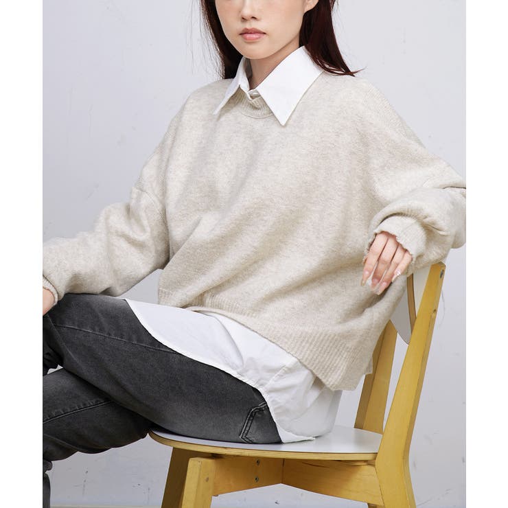 ゆったりコクーンニットミックスカラー秋冬 | Miniministore | 詳細画像16 