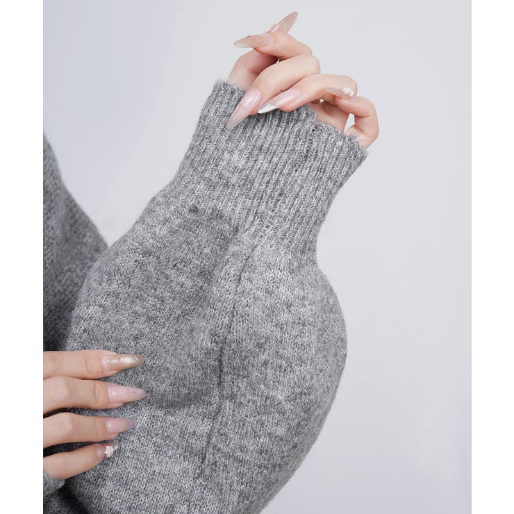 ゆったりコクーンニットミックスカラー秋冬 | Miniministore | 詳細画像20 