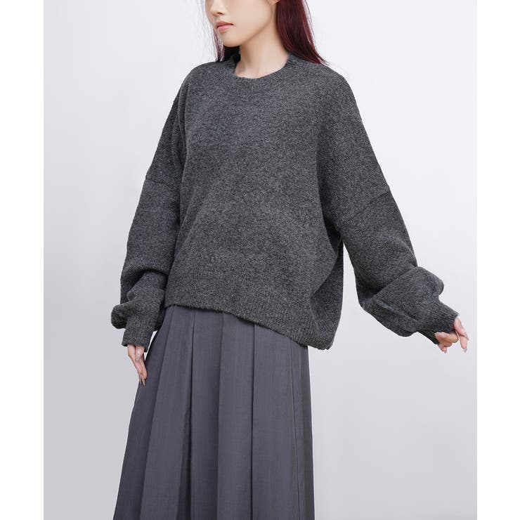 ゆったりコクーンニットミックスカラー秋冬 | Miniministore | 詳細画像24 