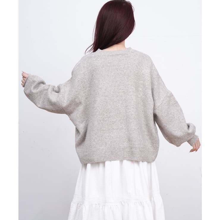 ゆったりコクーンニットミックスカラー秋冬 | Miniministore | 詳細画像5 