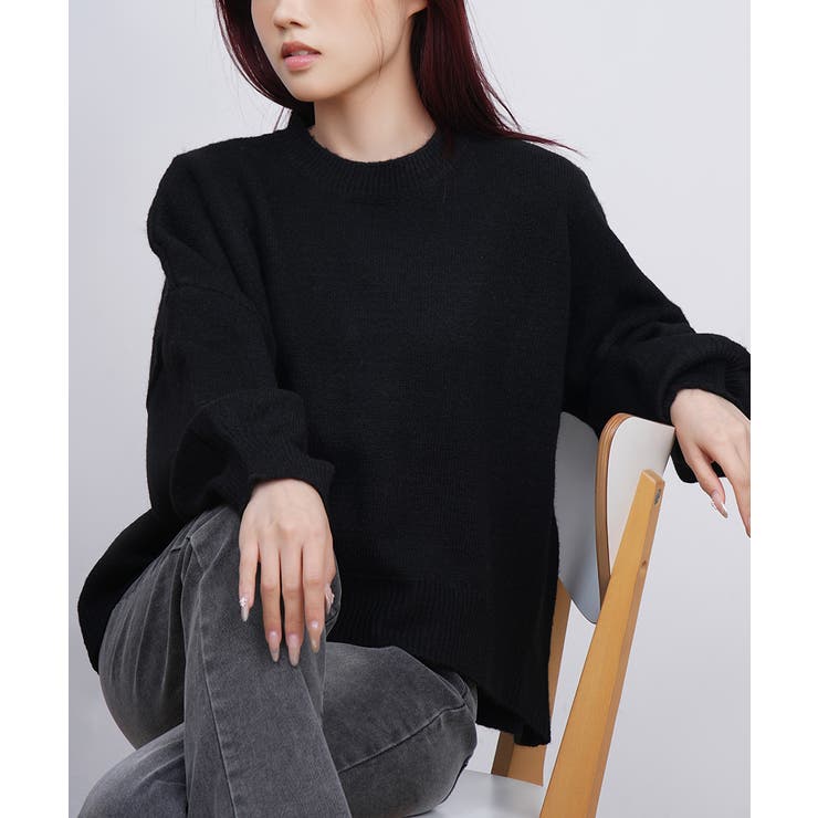 ゆったりコクーンニットミックスカラー秋冬 | Miniministore | 詳細画像9 