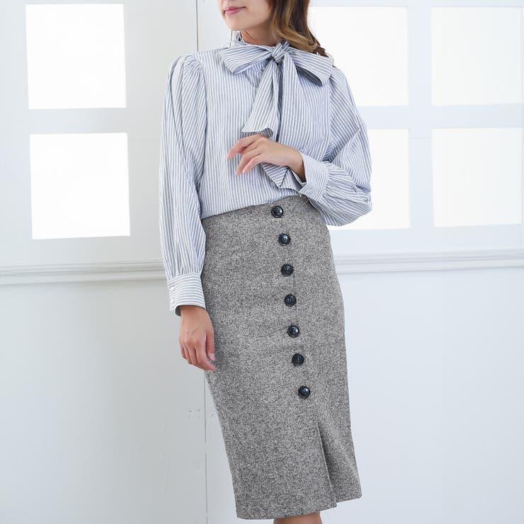 ツイード調スカート 秋冬ペンシルスカート | Miniministore | 詳細画像12 