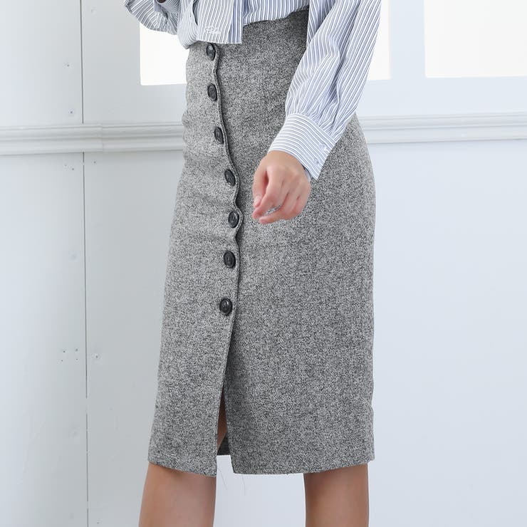 ツイード調スカート 秋冬ペンシルスカート | Miniministore | 詳細画像13 