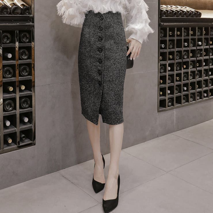 ツイード調スカート 秋冬ペンシルスカート | Miniministore | 詳細画像5 